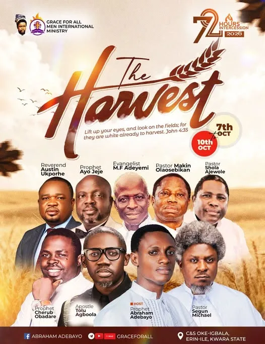 72 Hours Intercession 2026: The Harvest