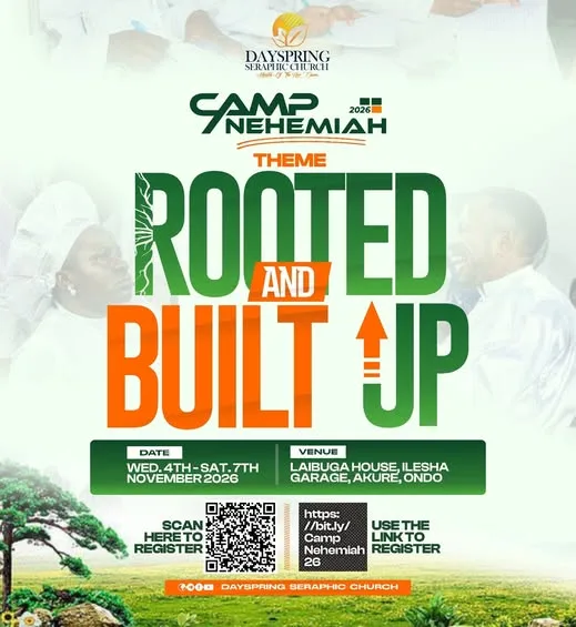 Camp Nehemiah 2026: Rooted & Built Up