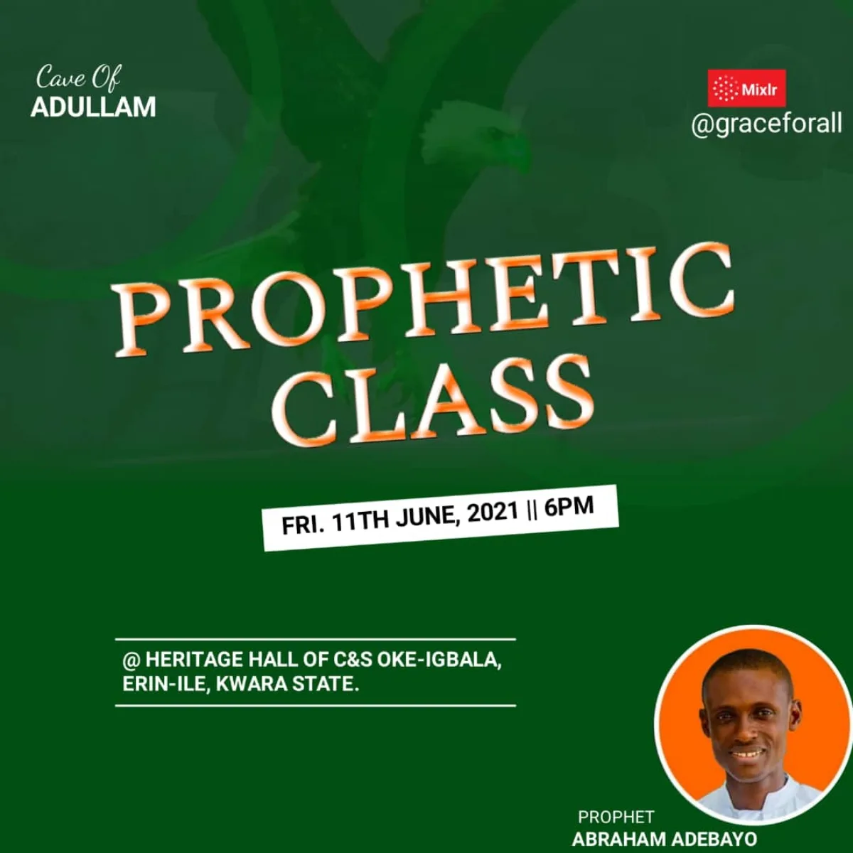 MEASURING UP TO THE BIBLICAL PROPHETIC STATURE — Pastor Abraham Adebayo