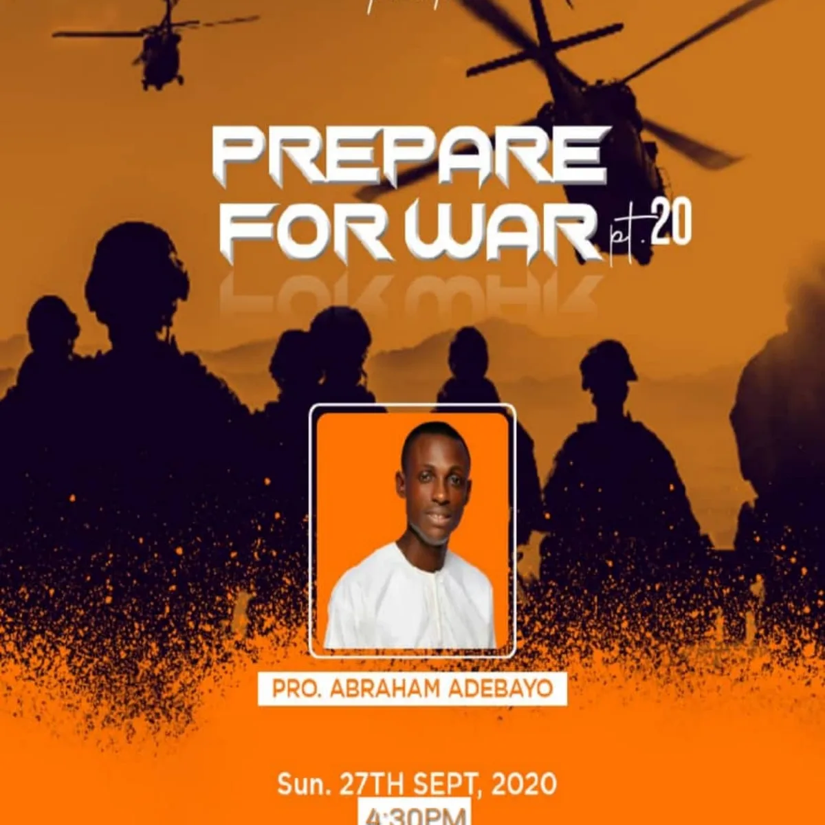 PREPARE FOR WAR 20 — Pastor Abraham Adebayo